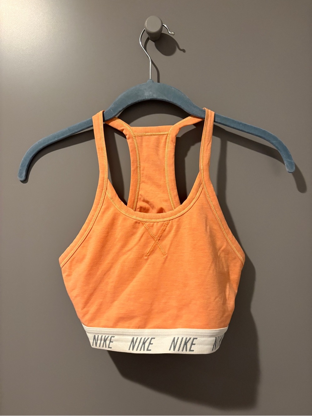 Nike Bright Orange Dri-FIT Sports Bra